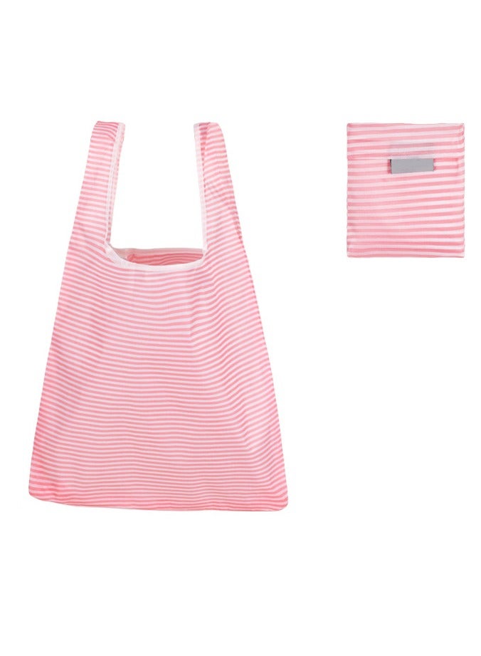 Portable Reusable Shopping Grocery Bag with Pouch Foldable, Washable ,  Heavy Duty Tote, Eco-Friendly Purse Bag Fits in Pocket Waterproof & Lightweight Reusable Grocery Bag  - Image 1