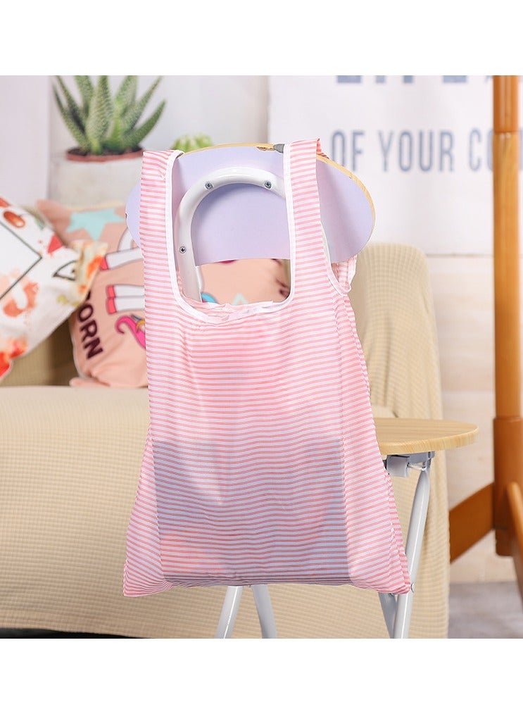 Portable Reusable Shopping Grocery Bag with Pouch Foldable, Washable ,  Heavy Duty Tote, Eco-Friendly Purse Bag Fits in Pocket Waterproof & Lightweight Reusable Grocery Bag  - Image 2