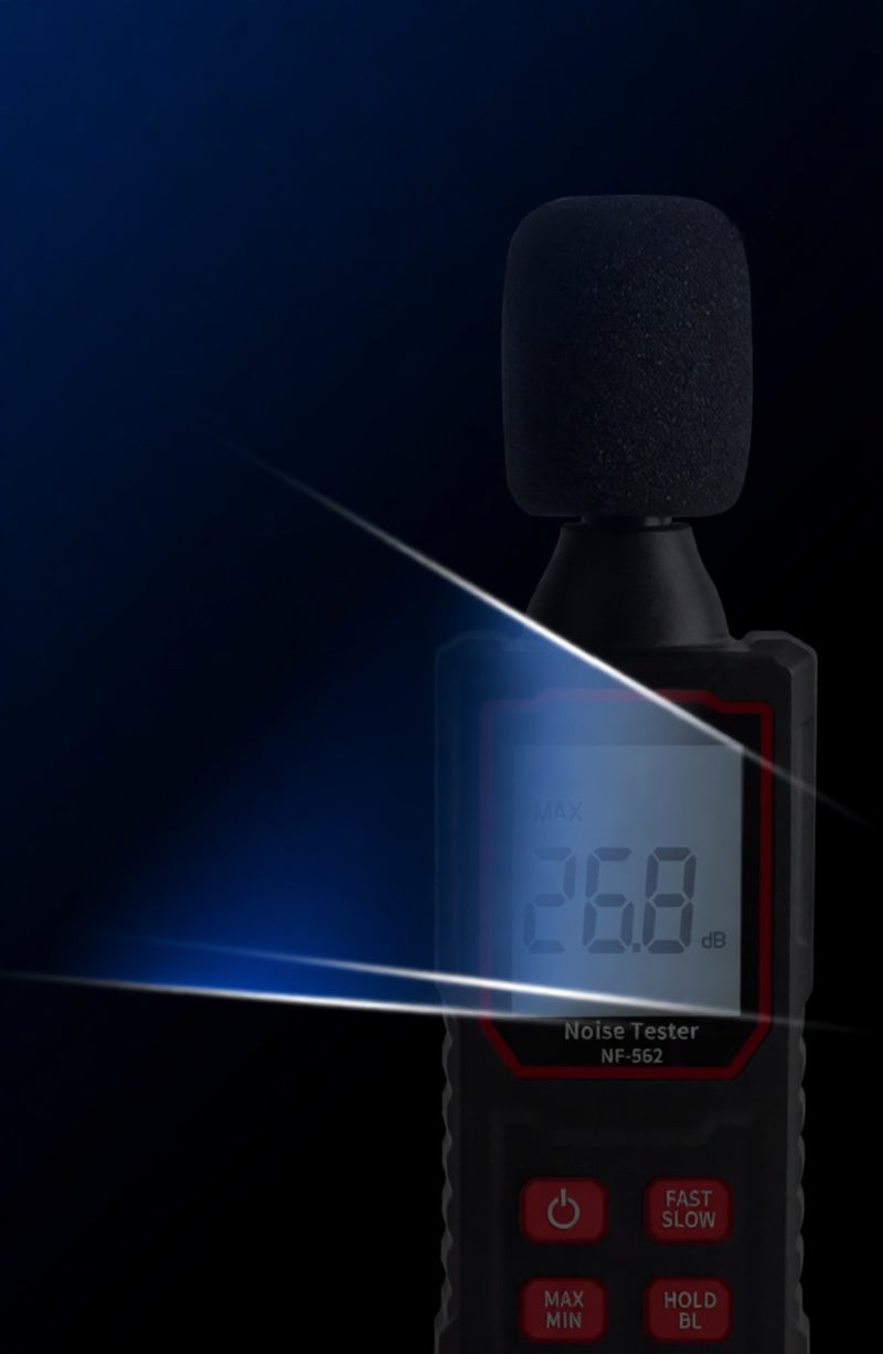 NOYAFA NF-562 High-precision Sound Level Meter Decibel Detector Handheld Noise Tester 30~130dB Noise Measuring Instrument - Image 5