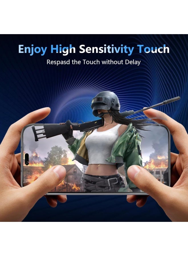 Muzz Honor 600 Lite 5G Privacy Tempered Glass Screen Protector, Anti-Spy, 9H Hardness, 2 Pack - Image 2
