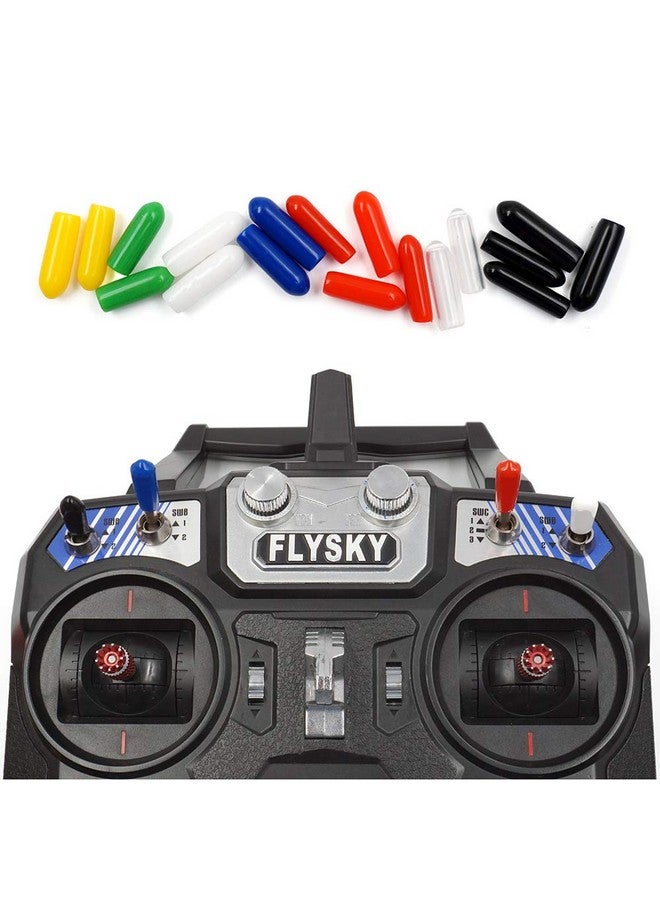 elechawk 18 Pcs Anti-Slipping Switch Rubber Cap Sheath Cover For Radiomaster Tx16S Jumper T16 T18 Frsky X9D Qx7 Flysky Spektrum Dx8E Nx8 Radiolink And Futaba Transmitter  - Image 5
