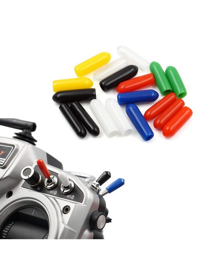 elechawk 18 Pcs Anti-Slipping Switch Rubber Cap Sheath Cover For Radiomaster Tx16S Jumper T16 T18 Frsky X9D Qx7 Flysky Spektrum Dx8E Nx8 Radiolink And Futaba Transmitter  - Image 1