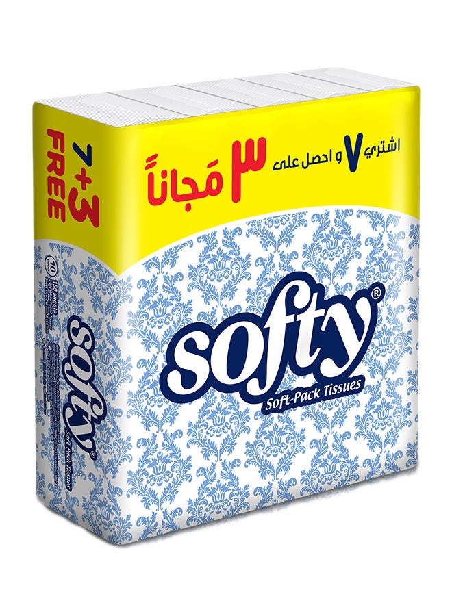 softy مناديل وجه 2 طبقة 130 ورقة