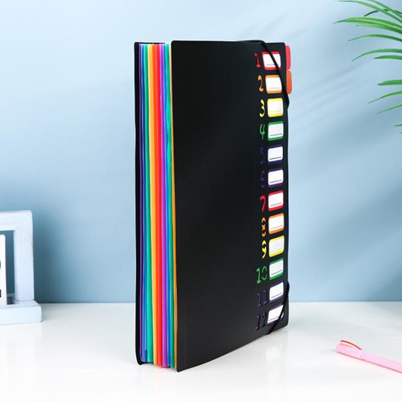 Document Folder A4 Size Folder Bag Receipt Holder Multi-layer File Folder - Image 5