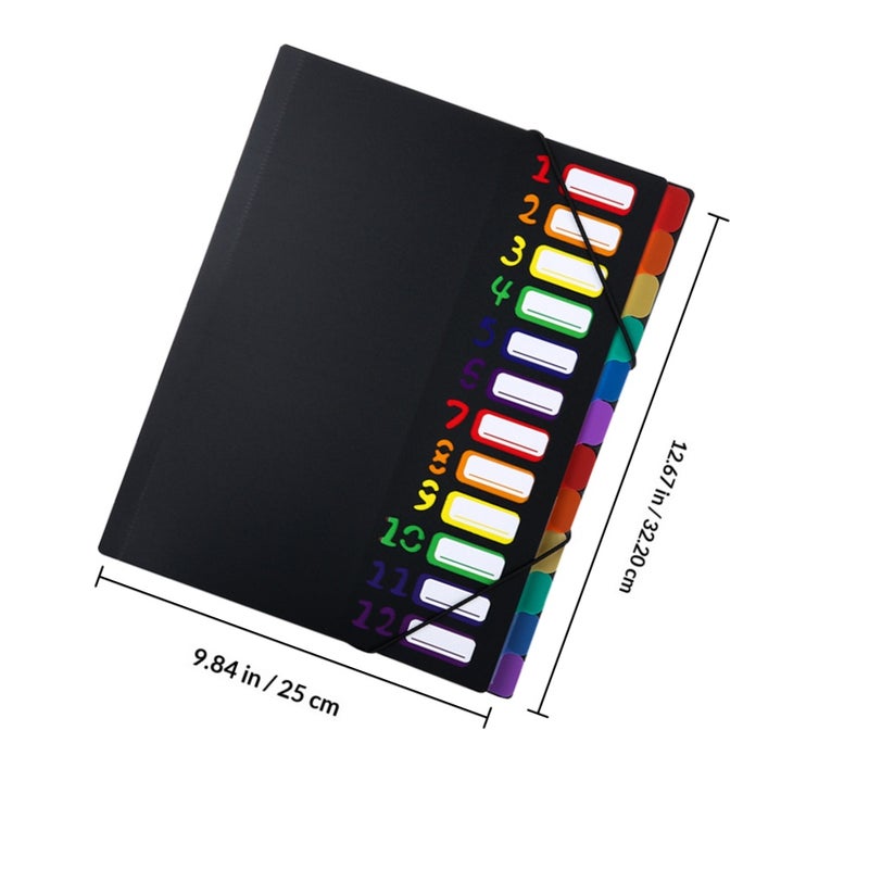 Document Folder A4 Size Folder Bag Receipt Holder Multi-layer File Folder - Image 2