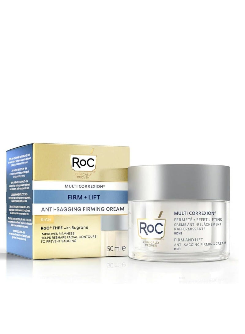 RoC MULTI CORREXION FIRM + LIFT ANTI-SAGGING FIRMING CREAM RICH 50ML