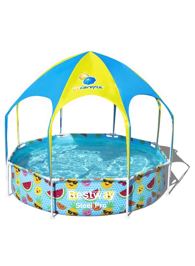 Bestway Steel Pro Uv Careful Splash-In-Shade Pool (244 X 51 Cm) - Image 1