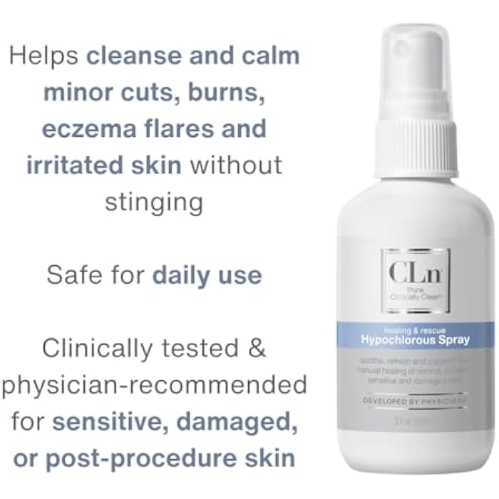 CLn® Hypochlorous Spray - Daily Cleansing Spray to Manage Minor Skin Cuts and Lacerations Without Alcohol, Antibiotics, Steroids or Fragrance, 3 fl. oz. - Image 5