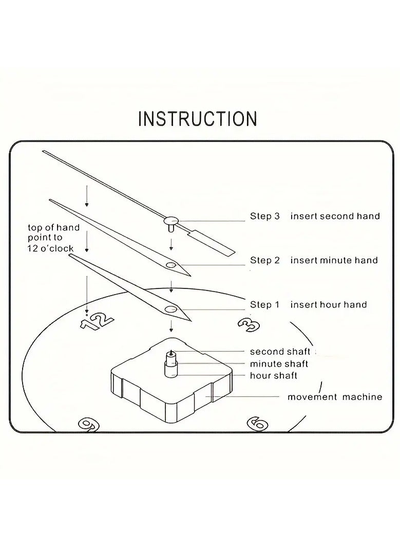 NIBEMINENT Modern 3D Digital Wall Clock Large Luminous Display Silent Operation Perfect For Living Room & Bedroom (The Luminous Style Only Emits Light In Dark Environments) - Image 5