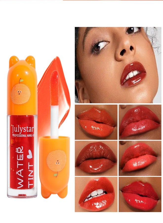 Joyeee 6Pcs Tinted Lip Oil Set, Non-Sticky Moisturizing Shiny Plumping Lip Liquid Lipgloss Set for All Skin Tones, Small Cute Birthday Gift Ideas for Teen Girs - Image 4