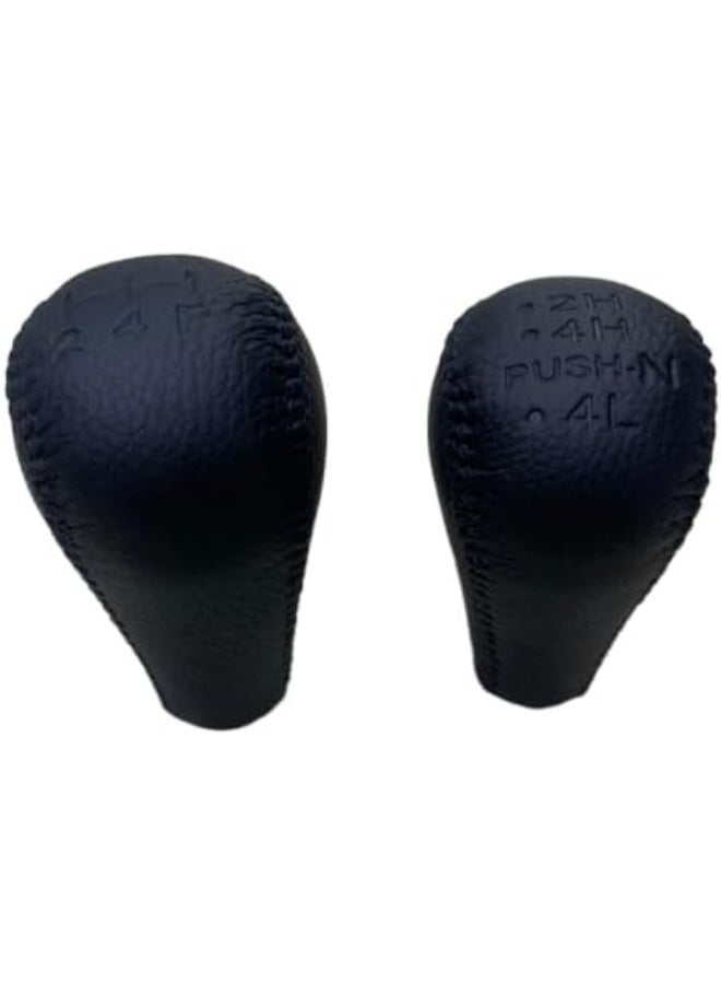 One pair of Gear shift knob for nissan patrol (2005-2009) and nissan super safari (2005-2023) Y61 -VTC (black) - Image 1