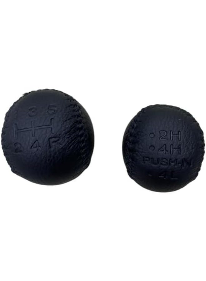 One pair of Gear shift knob for nissan patrol (2005-2009) and nissan super safari (2005-2023) Y61 -VTC (black) - Image 2