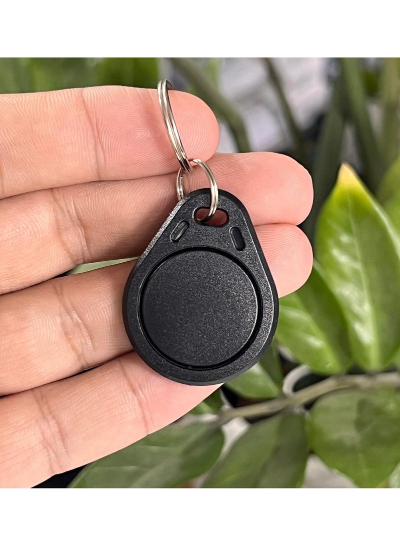 Rubik علامات RFID 125 كيلو هرتز T5577، مفاتيح تحكم وصول فارغة قابلة لإعادة الكتابة، سلسلة مفاتيح RFID سوداء (5 سلاسل مفاتيح) - Image 2