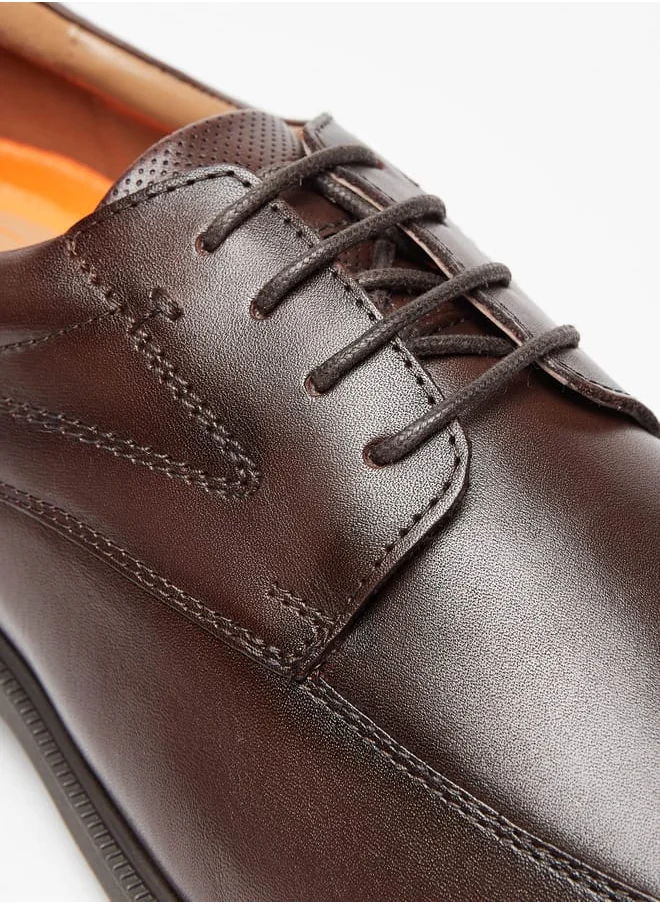 Le Confort Mens Derby Shoes With Lace-Up Closure