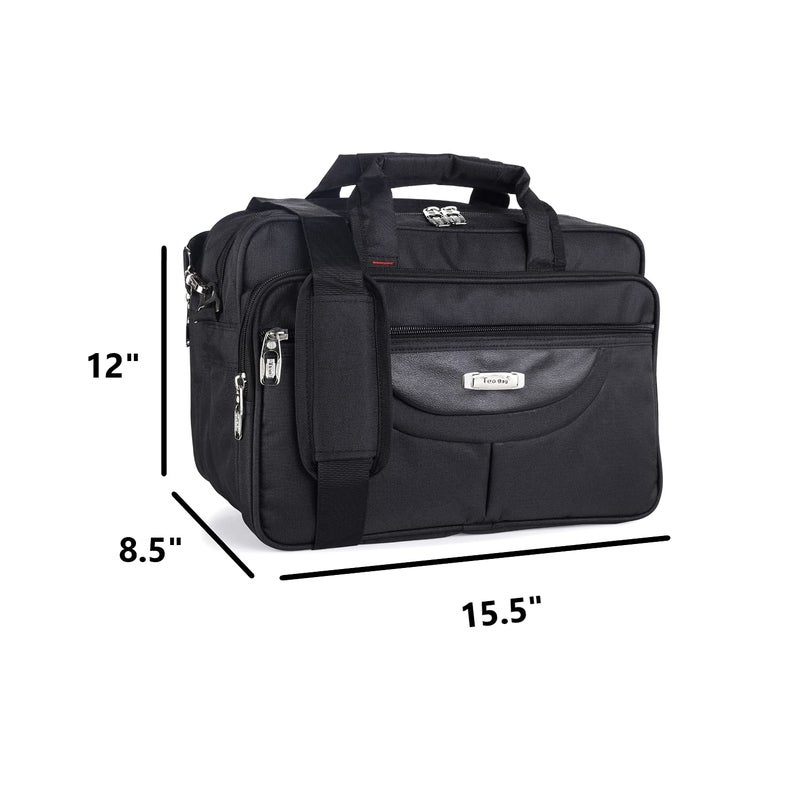 Teo Bag Teo 155 Inch Multipurpose Polyester Black Office Use Electrician Technician Service Engineer PlumberCarpenter Tool Bag Strong and DurableT934 - Image 4