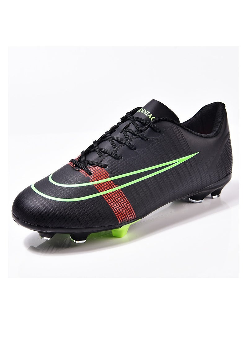 Soccer Shoes Long Spikes Adult Men and Women Primary and Secondary School Students Youth TF Wearproof Soccer Special Shoes - Image 1