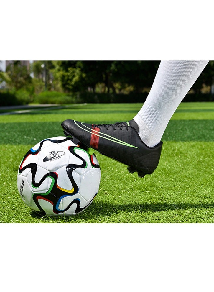 Soccer Shoes Long Spikes Adult Men and Women Primary and Secondary School Students Youth TF Wearproof Soccer Special Shoes - Image 3
