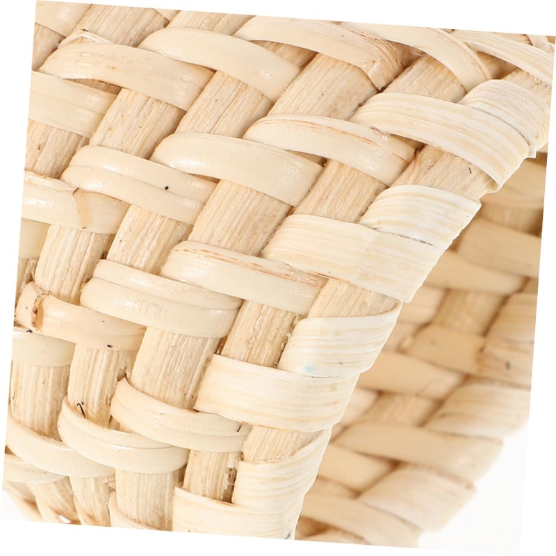 Vintage Hand Woven Rattan Napkin Rings Set of 2 for Farmhouse Autumn Table Decor - Image 4