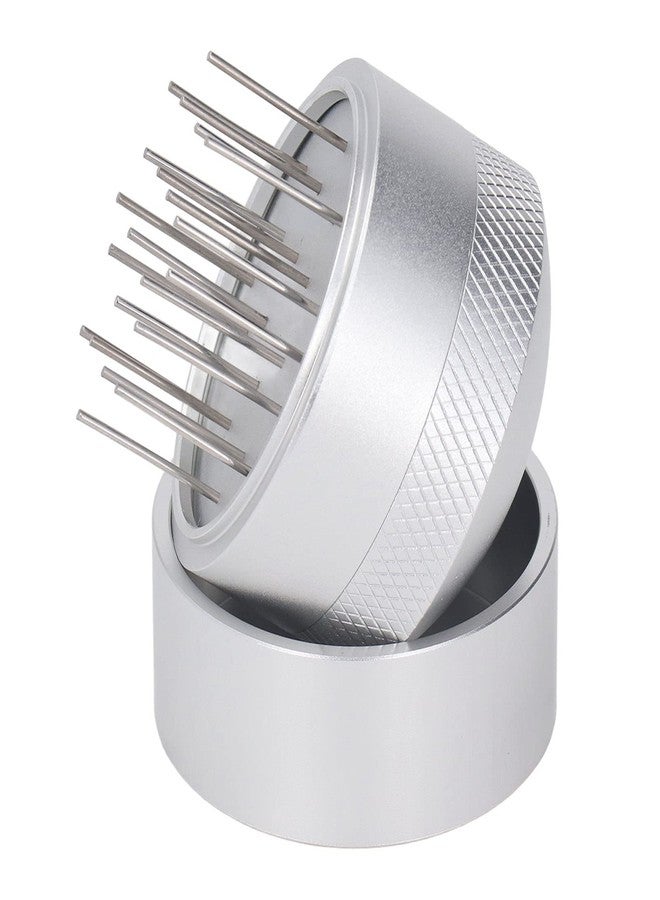 AYNEFY Espresso Distribution Tool 58mm with Brush Base, WDT Coffee Needle Distributor and Stirrer, Stainless Steel Espresso Stirrer Tool for Barista Home Cafe Office - Image 1