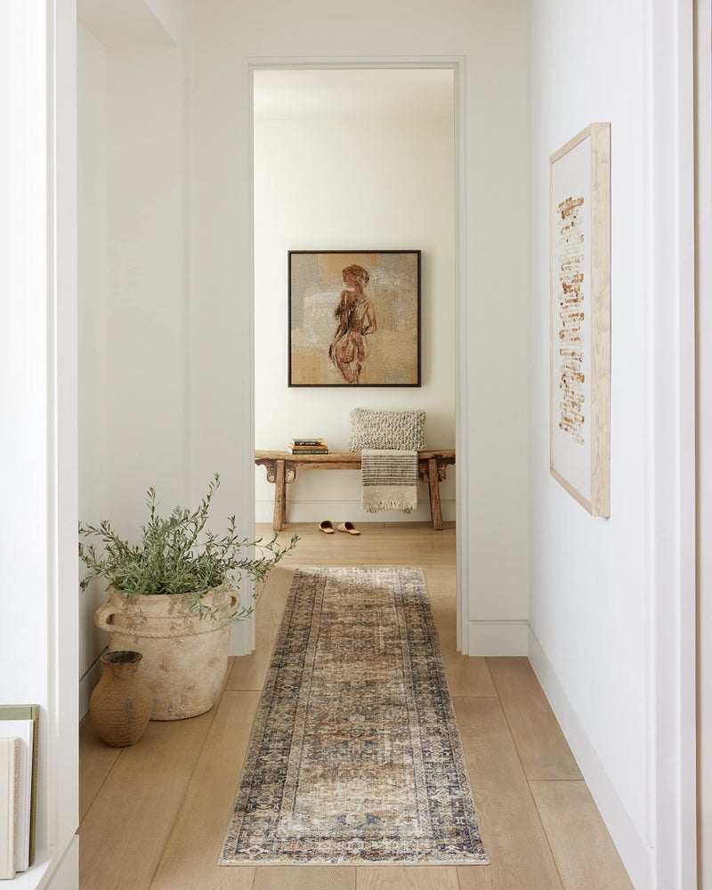 Loloi Amber Lewis Morgan Collection MOG-01 Sunset/Ink 5'-0" x 7'-0" 38" Thick Area Rug feat. CloudPile, Neutral, Room DÃ©cor, Vintage Inspired, Livingroom, Bedroom, Dining Area - Image 4