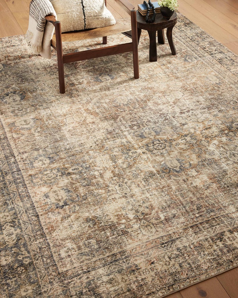 Loloi Amber Lewis Morgan Collection MOG-01 Sunset/Ink 5'-0" x 7'-0" 38" Thick Area Rug feat. CloudPile, Neutral, Room DÃ©cor, Vintage Inspired, Livingroom, Bedroom, Dining Area - Image 5