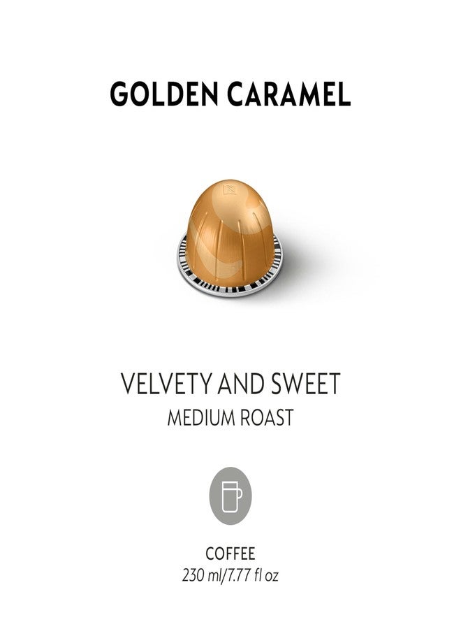 Nespresso Capsules Vertuo, Golden Caramel, Medium Roast Coffee, 30 Count Coffee Pods - Image 3