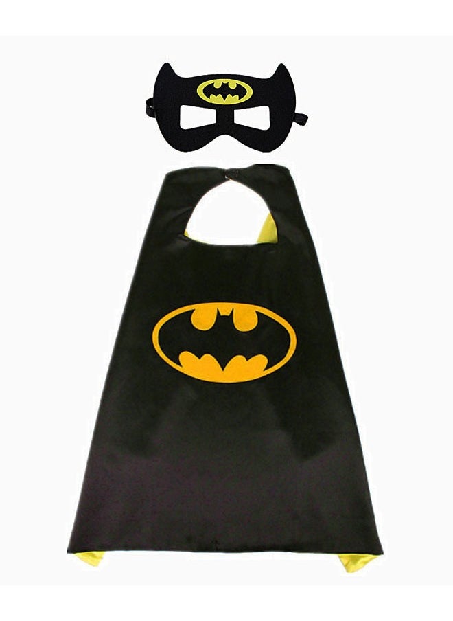 WooFree - Boys Cape and Mask Set Cosplay Costume Batman - Image 1