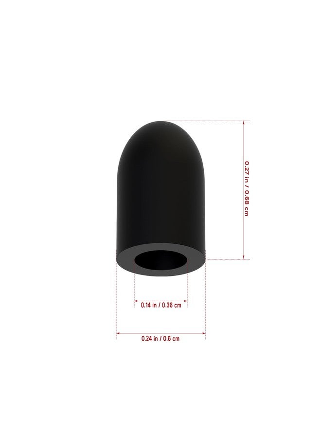 Hemobllo 15pcs Stylus Tips Rubber: Soft No Scratches, Sensitivity and Precision Stylus Pen Tips for Touch Screen - Outer Diameter 6mm, Inner Diameter 3.6mm - Image 3