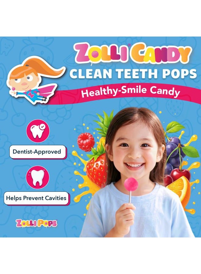ZOLLIPOPS Clean Teeth Lollipops - Assorted Flavors 6oz - Anti-Cavity, Sugar-Free Candy for a Healthy Smile - Great for Kids, Diabetics, Vegan, and Keto Diet - Image 2