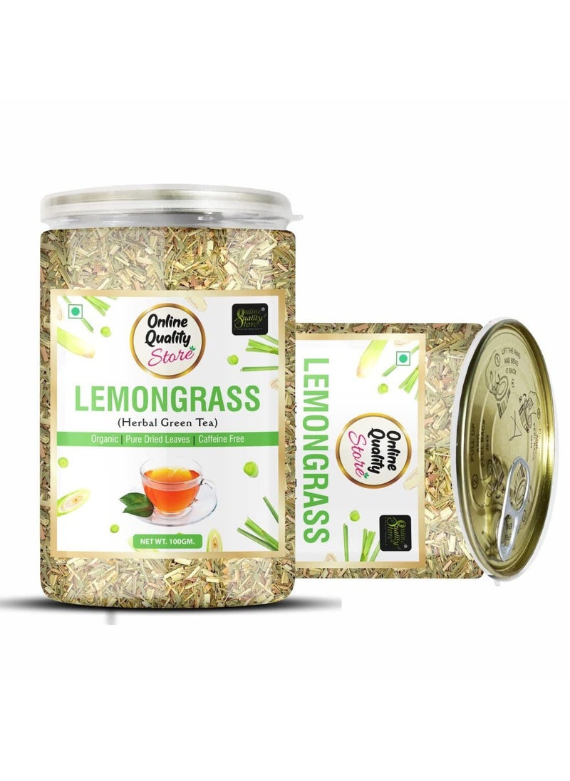 Online Quality Store Online Quality Store Butterfly Pea Flower Tea, Lemongrass Herbal Tea Combo 200g Each Reduce Stress Lemon Grass Herbal Tea Mason Jar 2 x 100 g  - Image 3