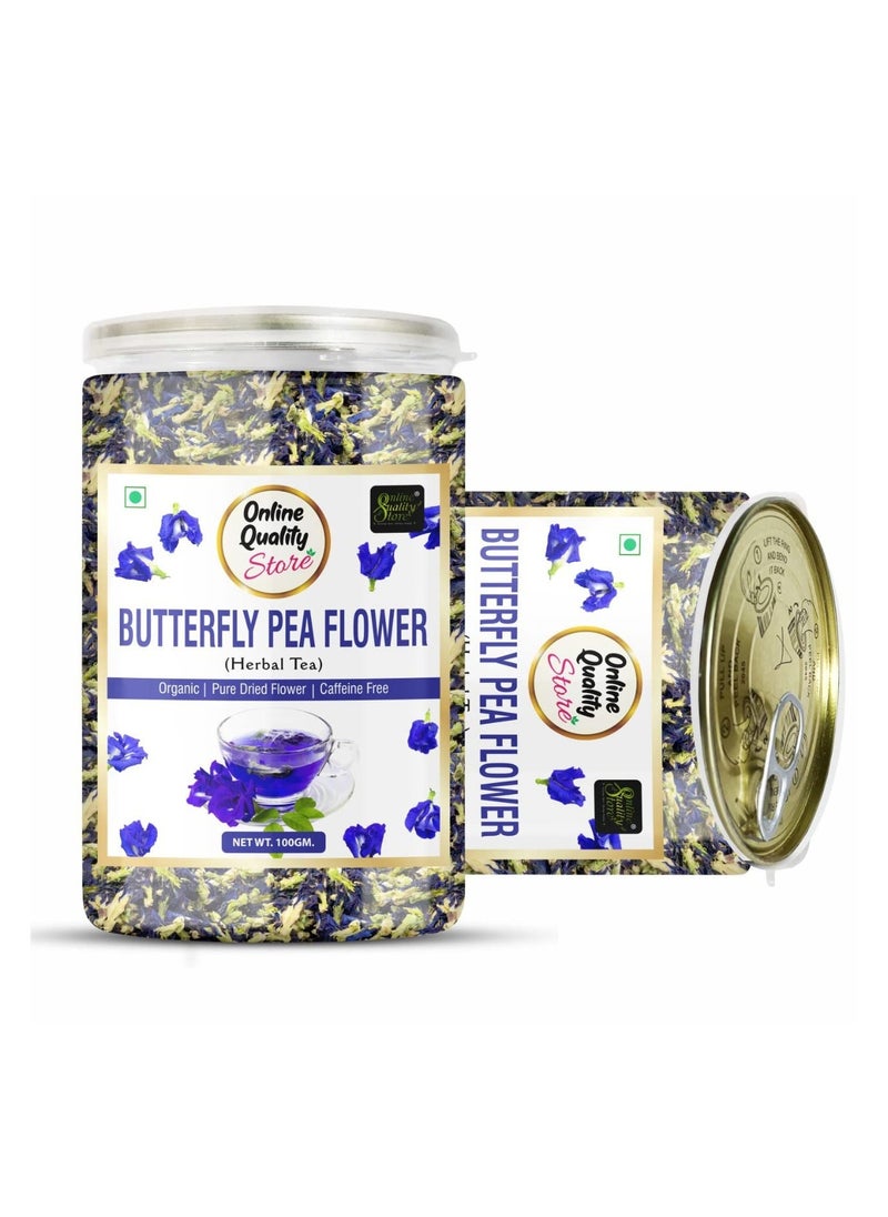 Online Quality Store Online Quality Store Butterfly Pea Flower Tea, Lemongrass Herbal Tea Combo 200g Each Reduce Stress Lemon Grass Herbal Tea Mason Jar 2 x 100 g  - Image 5