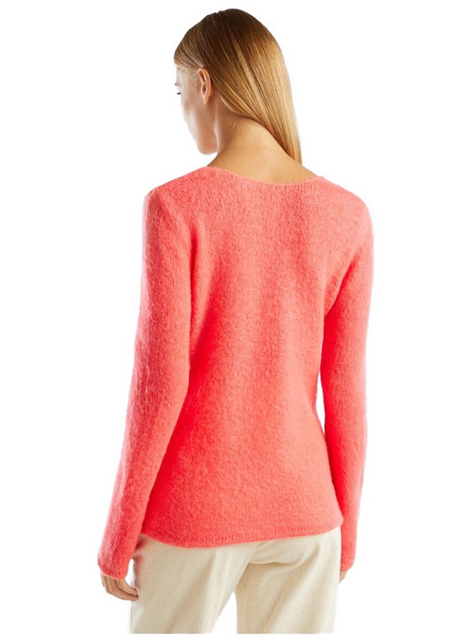 Benetton REGULAR FIT MOHAIR BLEND SWEATER  - Image 3