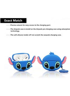 Ant Airpod Pro Protective Case, Fashion Funny Cool Silicone Cover with Keychain, Shockproof Bluetooth Headset Protective Case for Women Girls  - Image 3