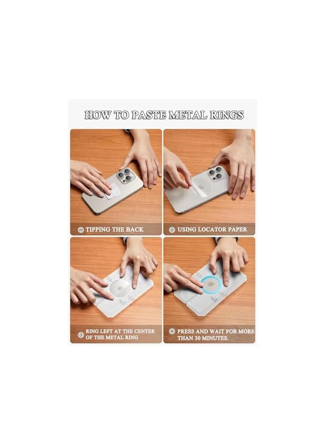 Green Tiger Smartphone Ring [Advanced Silicone Ring], Magnetic Phone Ring Holder Stand, Compatible with Wireless Charging for iPhone 15 14 13 12/Pro/Max/Plus and Other All Smartphones (Black) - Image 4