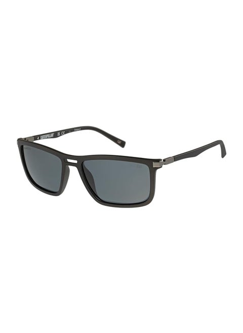 Precision 8514 Men Polarized Rectangular Sunglasses Black 56 mm