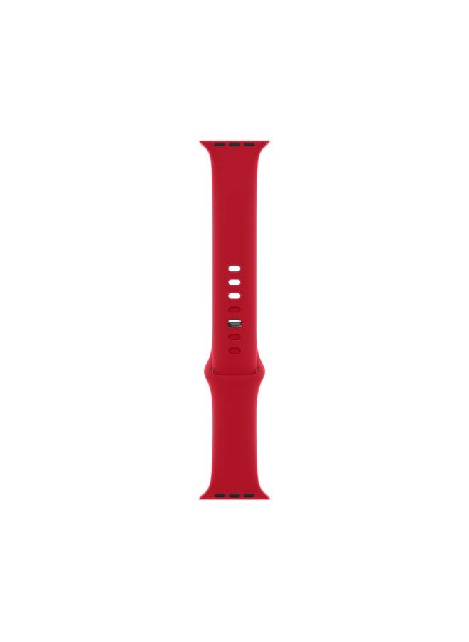 DONEGANI - SB Sport Band for Apple Watch Bands Women Ultra 2 49mm, Series 10 46mm, 9 8 7 45mm 41mm, SE 6 5 4 44mm 40mm, 3 2 1 42mm 38mm Men iWatch, Strap Silicone Red Christmas - Image 1
