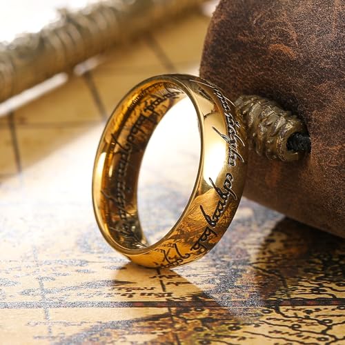 King Will Mens Stainless Steel Wedding Band 8mm Width for Men and Women High Polished Comfort Fit Wedding Ring Band Size 7 - Image 3