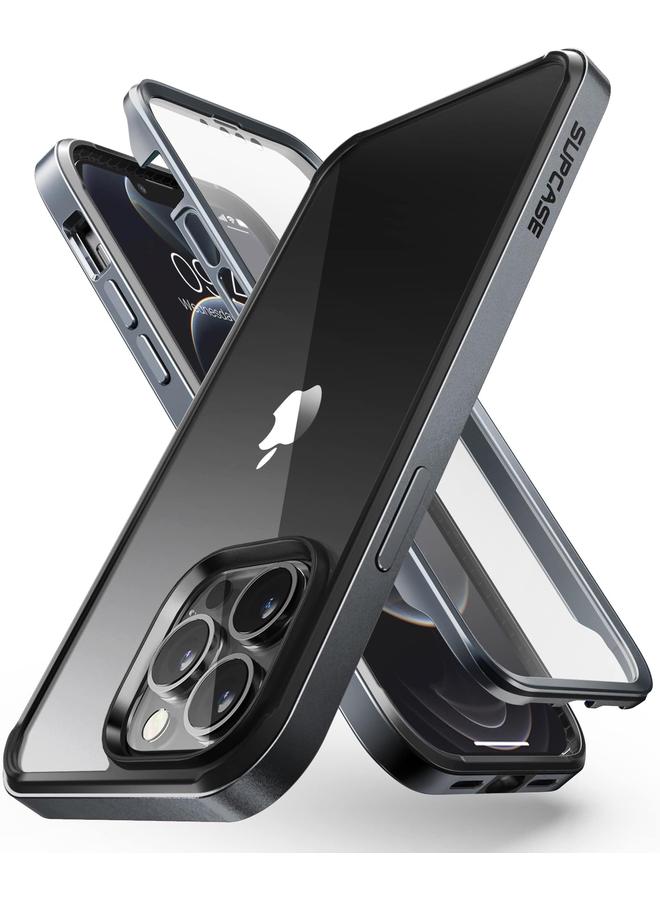 SupCase Ub Edge Pro Series Case For Iphone 13 Pro Max 2021 Release 6.7 Inch Slim Frame Clear Protective Case With Built In Screen Protector Black - Image 1