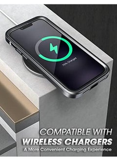 SupCase Ub Edge Pro Series Case For Iphone 13 Pro Max 2021 Release 6.7 Inch Slim Frame Clear Protective Case With Built In Screen Protector Black  - Image 5