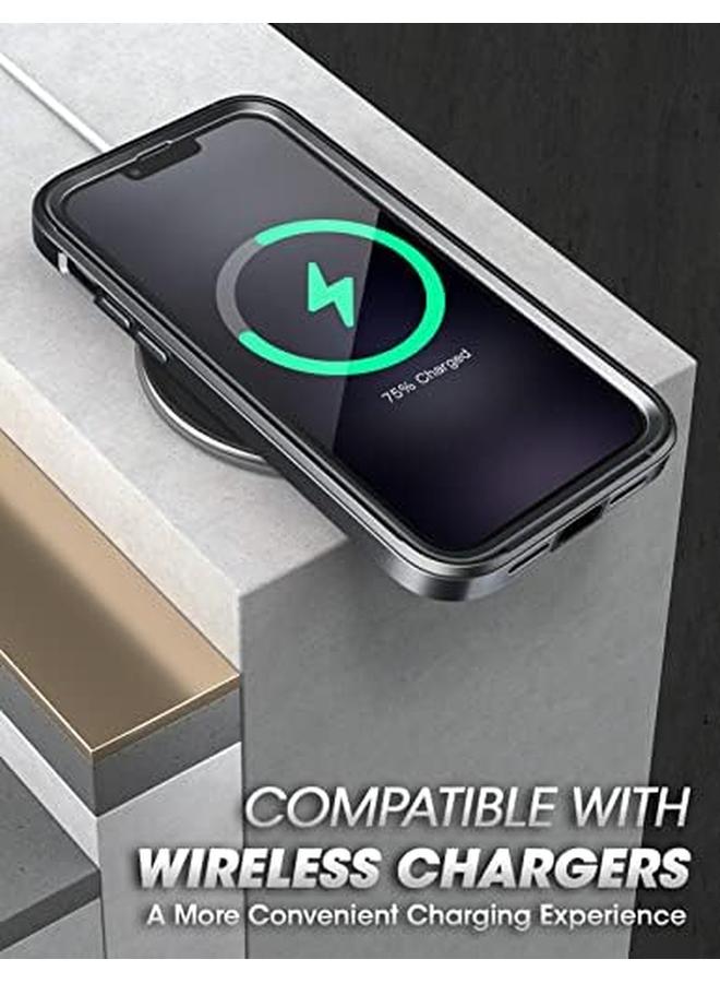 SupCase Ub Edge Pro Series Case For Iphone 13 Pro Max 2021 Release 6.7 Inch Slim Frame Clear Protective Case With Built In Screen Protector Black - Image 5