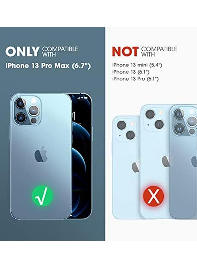 SupCase Ub Edge Pro Series Case For Iphone 13 Pro Max 2021 Release 6.7 Inch Slim Frame Clear Protective Case With Built In Screen Protector Black - Image 2