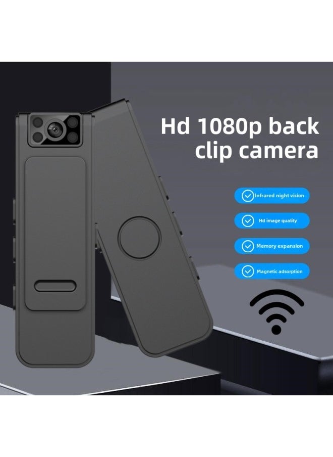 Generic L8 WIFI Conference Law Enforcement Recorder HD 1080P Motion Camera Portable Recording Magnetic Backclip Camera-Body Color:L8 Camera + Wifi App Mobile Phone Interconnection No Card  - Image 1