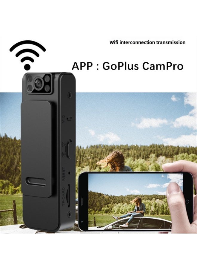 Generic L8 WIFI Conference Law Enforcement Recorder HD 1080P Motion Camera Portable Recording Magnetic Backclip Camera-Body Color:L8 Camera + Wifi App Mobile Phone Interconnection No Card  - Image 3