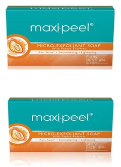 MAXI PEEL 2 Pieces Of MAXI PEEL Micro Exfoliant Soap 