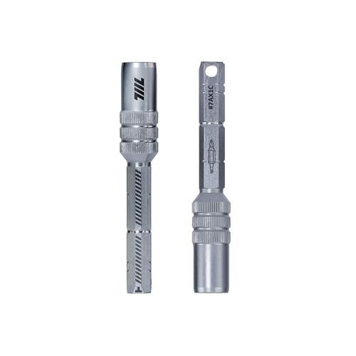 711L 14 Magnetic Bit Extension THandle LHandle 15mm Deep Socket for DoubleEnded Bits Mini Ratchet Wrench Accessory Adapter 7AX1C 2Pack - Image 1