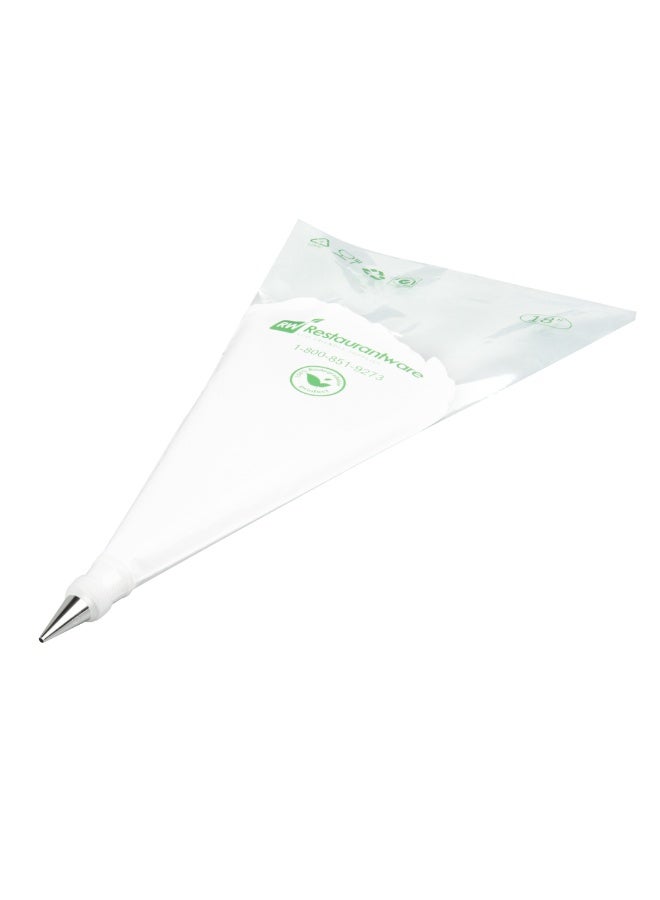 Restaurantware Pastry Tek Piping Tip, 1 Round Round Tip For Icing - #5, Corrosion-Resistant, Stainless Steel Icing Tip, Dishwasher-Safe, Decorate Cupcakes, Cakes, or Cookies - Image 2