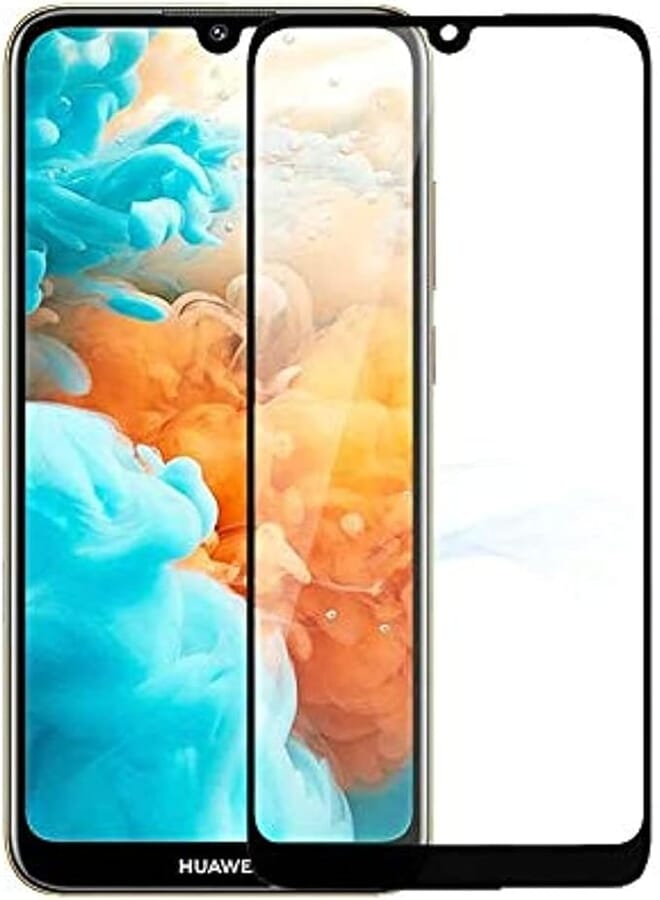 OR Tempered Glass for Huawei Y5 2019 Full Screen Protector - Black Frame