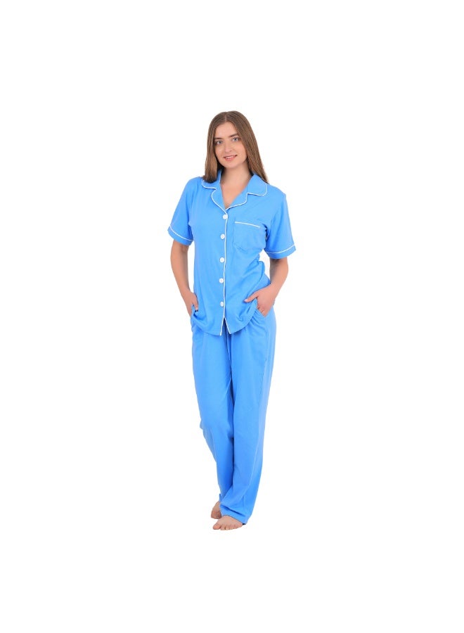 Dadoush Short summer pajama set with short sleeves - cool women's short pajama set only from Da'doush.  - Image 1