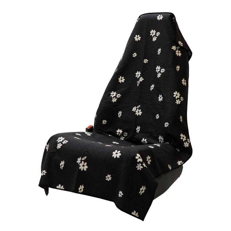 Sprints Athletic Running Towel, Full-Sized, Car Seat Cover - Performance Microfiber (Florid Declamation) - Image 1