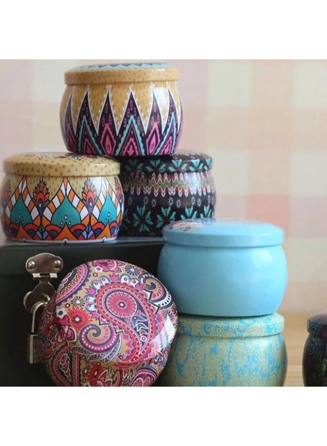 Scented Soy Wax Candle in Box Sage B, Ethnic Wind - 1 Pcs Candle - Image 2